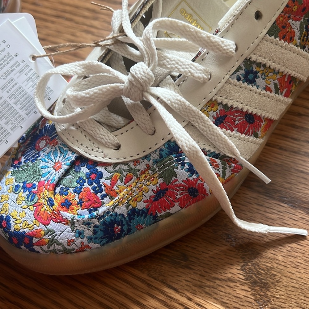 New liberty of London adidas gazelle shoes - Picture 11 of 12